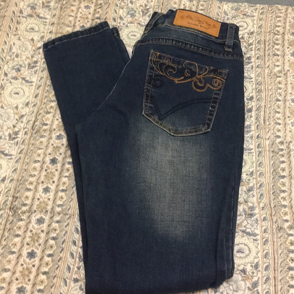 Susanne Betro jeans embellished back pockets